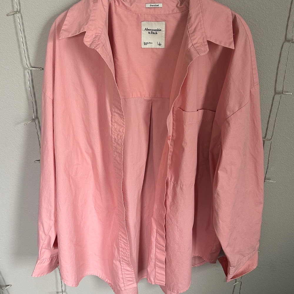 Abercrombie & Fitch Pink Button Down